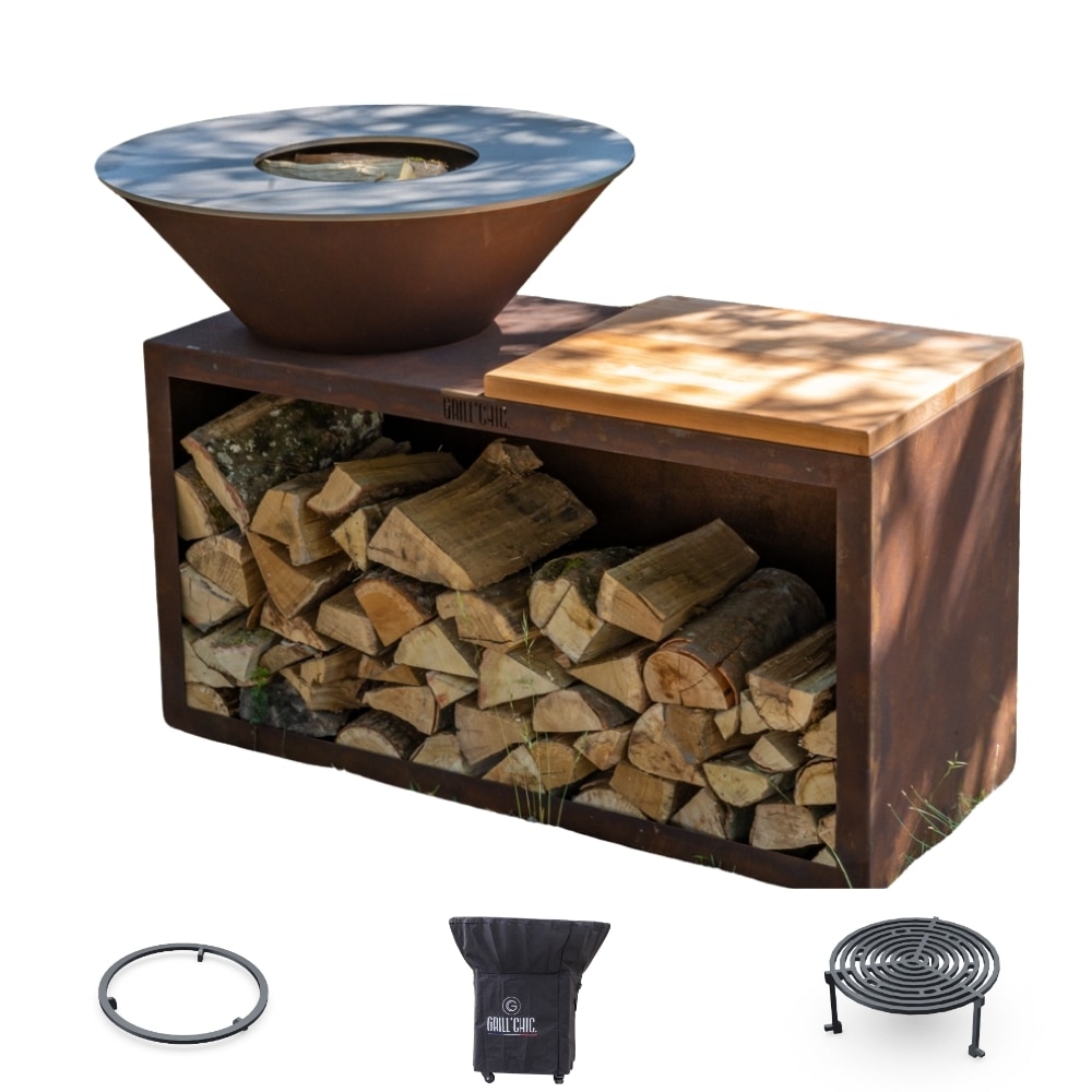 Privilege Pakket Traditionele Corten Brazier 103 Enkele Kom