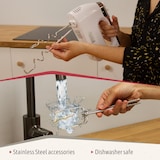 thumbnail of Briebe Elegance Handmixer Handrührgerät Konditorei-Spezial 5 Geschwindigkeiten + Turbo, HM1174WHT, Weiß