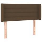 thumbnail of vidaXL LED Kopfteil Dunkelbraun 83x16x78/88 cm Stoff