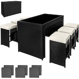 thumbnail of Aluminium Rattan Barset Ibiza 6+1 mit Schutzhülle