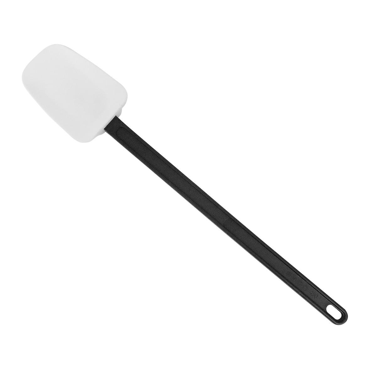 Schneider - Stielschaber-Löffel weiss/schwarz, Länge: 450 mm, Schaber: 116 x 68 mm