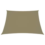 thumbnail of Toldo de vela trapezoidal de tela oxford beige 2/4x3 m