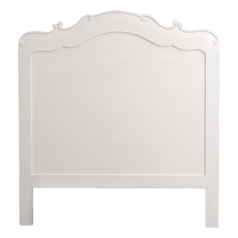 Tête de lit Apolline 90 cm -  Blanc Autre forme Bois Amadeus 4.00x102.00 cm