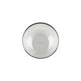 thumbnail of MONOUSO - Bol PS Cristal Duro con Ribete Plata 3500ml Ø27cm (40 Uds)