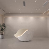 thumbnail of Theke Kasse Empfangstresen Gastronomie-Theke Rezeption Tresen Kosmetikstudio-Empfang Beige 140cm 【Yezi B140】