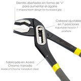 thumbnail of WOLFPACK - Alicate de Abertura Múltipla Preto 250 mm. DIN 8976