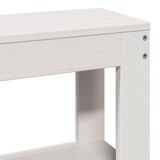 thumbnail of vidaXL Massivholzbett ohne Matratze Weiß 200 x 200 cm Kiefernholz