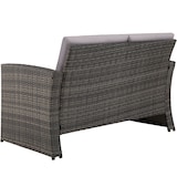 thumbnail of tectake Salon bas de jardin LUCQUES 4 places - gris/gris clair - 404918