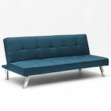 thumbnail of Divano letto in tessuto 2 posti design moderno Gemma pronto letto - Blu-DI319MIBL