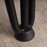 thumbnail of 4x Haarnadel Tischbeine EDELSTAHL SCHWARZ CHROME Möbel Tischgestell Hairpin Leg SCHWARZ 2 Streben 20