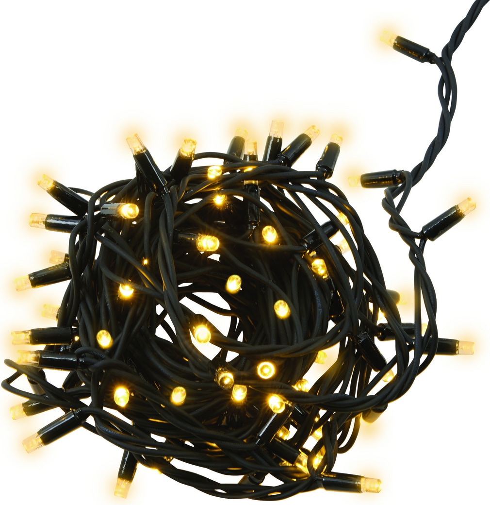 METRO Professional LED-Lichterkette, Gummi, 10 m, 100 LED, 9.2 W, warm- und kaltweiß