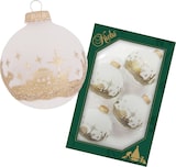 thumbnail of Frost 7cm Glaskugel mit Banddekor Bethlehem