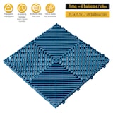 thumbnail of ArtPlast - Set mit 6 Kunststofffliesen für Außenbereiche, Kollektion ROMBO, Blau