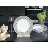 thumbnail of CreaTable Stone Collection Florenz Pastateller 4-tlg Porzellan