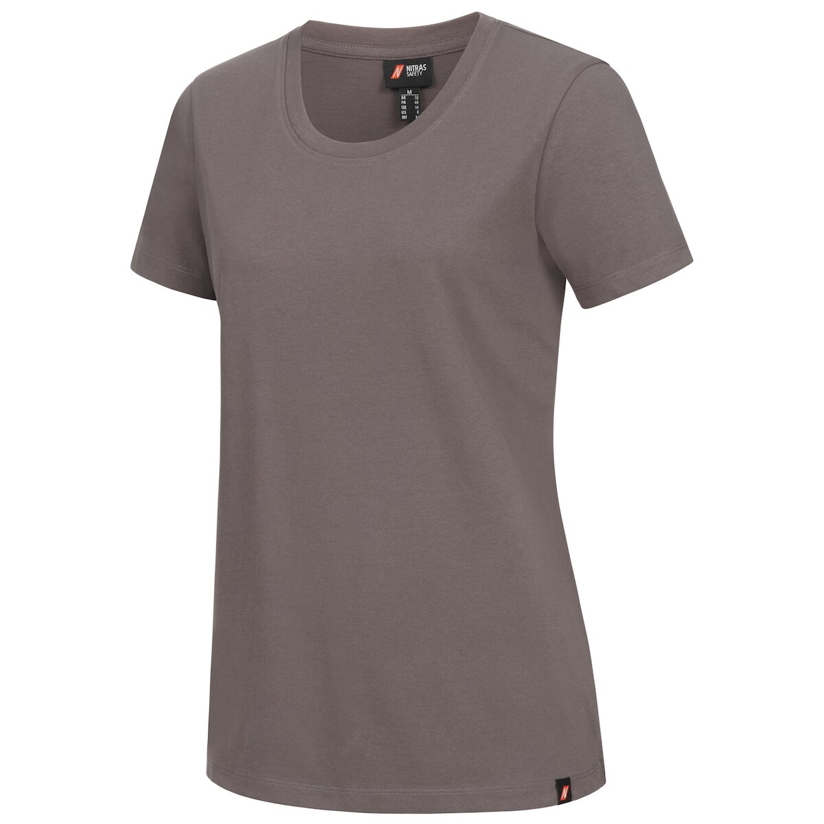 AS Arbeitsschutz Nitras Motion Tex Plus T-Shirt | Gr. XXL | Arbeitsshirt f. Damen | grau