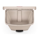 thumbnail of Gastronoble Rubbermaid Slim Jim Front Step Pedaleimer beige 90L