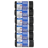 thumbnail of aro Bolsas de basura, LDPE / PE, 23 μm, 55 x 60 cm, 35 L, negro, 6 rollos x 20 unidades (120 unidades)