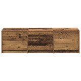 thumbnail of Helloshop26 - Armoire TV rectangulaire avec LED et tiroir 140 x 34 x 40 cm en bois d'ingénierie bois ancien 02_0056325