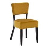 thumbnail of Gastrostuhl Lagos – Velour-Bezug | Gelb, montiert, FAMEG