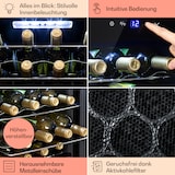 thumbnail of Klarstein Shiraz 20 Uno Weinkühlschrank 53l 20Fl Touch-Bedienfeld 5-18°C Schwarz