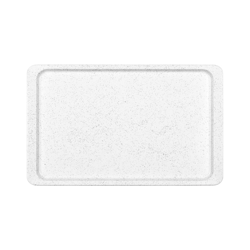 Fiberglastablett 1/1 GN, Typ Glass, 1804 - Farbe Salz Pfeffer, 530×325 mm , ETERNASOLID®
