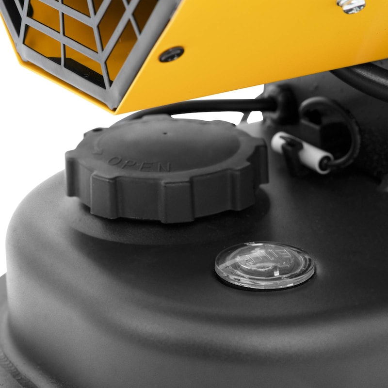 Generatore Di Aria Calda A Gas MSW 20 KW - Riscalda Fino A 160 M², Portatile, Con Display LED E Termostato - Per Garage, Officine O Eventi