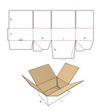 thumbnail of 40x DHL Kleinpaket Automatikbodenkarton 350x250x80mm Faltkarton Versandkarton BB-Verpackungen