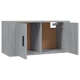 thumbnail of Helloshop26 - Mueble de TV multimedia de pared estantería aparador mueble de TV comedor salón dormitorio 3 piezas Sonoma 80 x 34,5 02_0029051