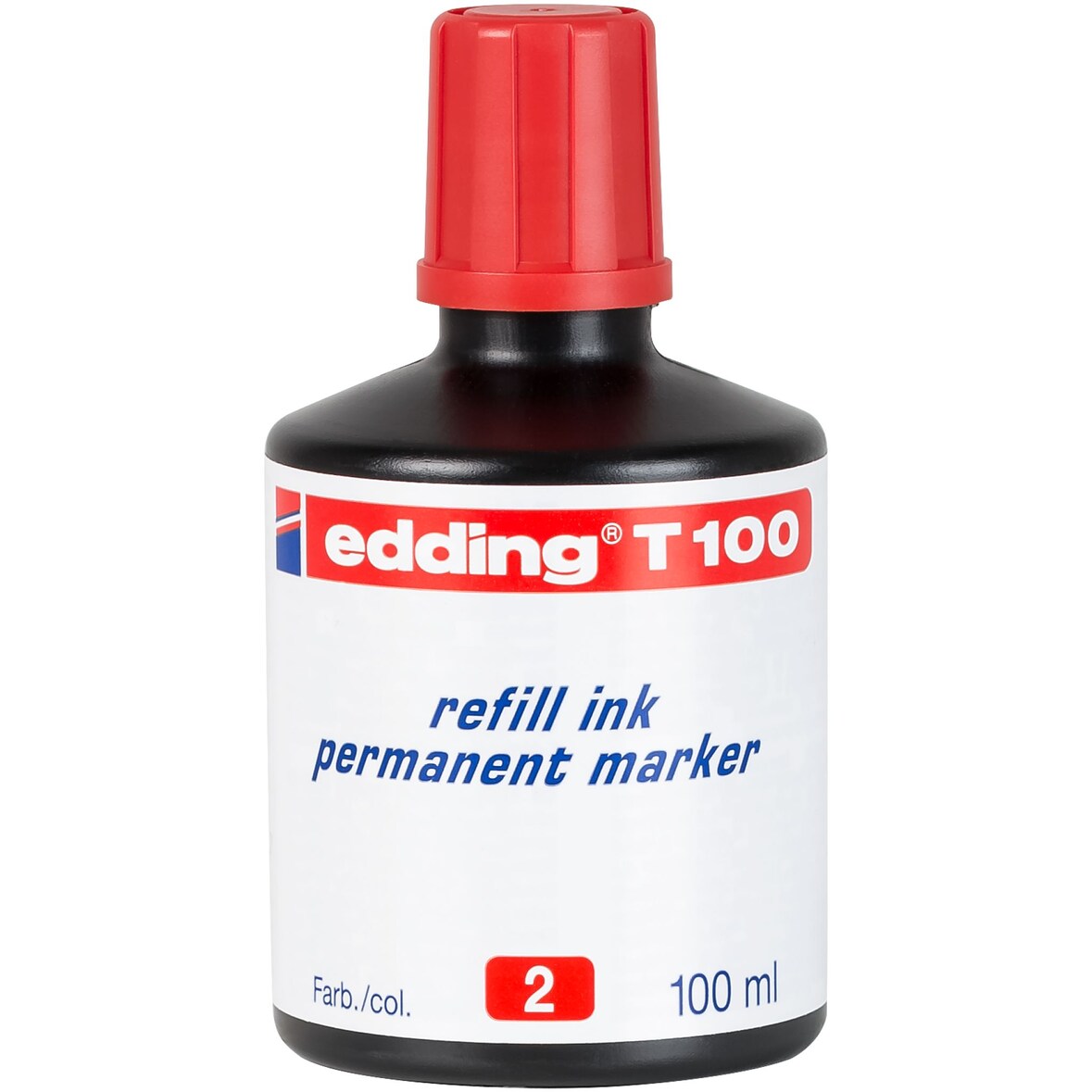edding 4-T100002 T100 Nachfülltusche rot