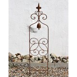 thumbnail of Rankhilfe mit Glocke 120697 Rankgitter aus Metall H-93 cm B-21 cm Kletterhilfe