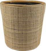 thumbnail of Rattan-Drypot-Pflanzkorb – Ø 38 x 38 cm – Nachhaltiger Blumentopf mit wasserdichtem Innentopf – Braun