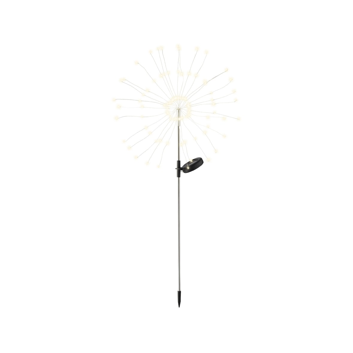 LED Solarstab FEUERWERK Gartendeko Gartenstecker H: 100cm Dämmerungssensor