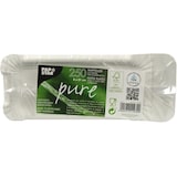 thumbnail of PAPSTAR 1000 Teller, Pappe "pure" eckig 8 cm x 21 cm weiss mit Anfasser