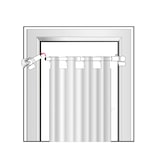 thumbnail of Kit tringle à rideaux Sans-Perçage Extensible 30-45cm Blanc - Boulet