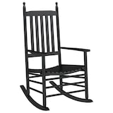 thumbnail of vidaXL Schaukelstuhl mit Gebogener Sitzfläche Massivholz Pappel, Gartenstuhl, Outdoor Stuhl, Outdoor Schaukelstuhl, Terrassenstuhl