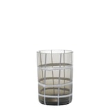 thumbnail of Zafferano Twiddle - Set van 6 gekleurde geblazen glazen, 35 cl - Handgemaakte tumblers met witte decoratie, vaatwasserbestendig