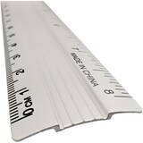 thumbnail of Interdruk Aluminium-Metall-Lineal 30 cm Skala in cm und Zoll