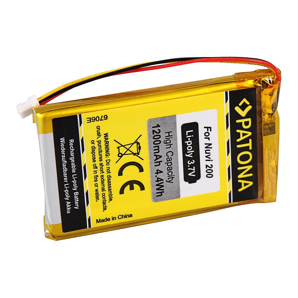 Akku kompatibel Garmin Nuvi 200 Nuvi 205 250 255 260 200W 205T 205W 205WT 252W