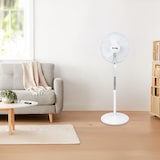 thumbnail of Ventilatore da Terra Neos Comfort da 16" a 3 Velocità con Telecomando 40cm 40w Bianco Thinia Home