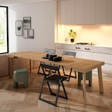 thumbnail of Mesa Consola Extensível, Cozinha, Sala de jantar, 262x90x73cm, Para 12 pessoas, Pés de madeira, Estilo moderno, Carvalho _ 354_34