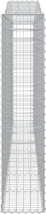 thumbnail of vidaXL Gabionen mit Hochbogen 6 Stk. 400x30x140/160cm Verzinktes Eisen