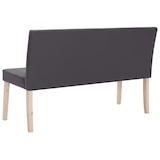 thumbnail of Helloshop26 - Sitzbank 139,5 x 54 x 85,5 cm graues Kunstleder 02_0010990