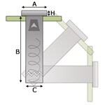 thumbnail of Becherspender BD 49 zum Einbau