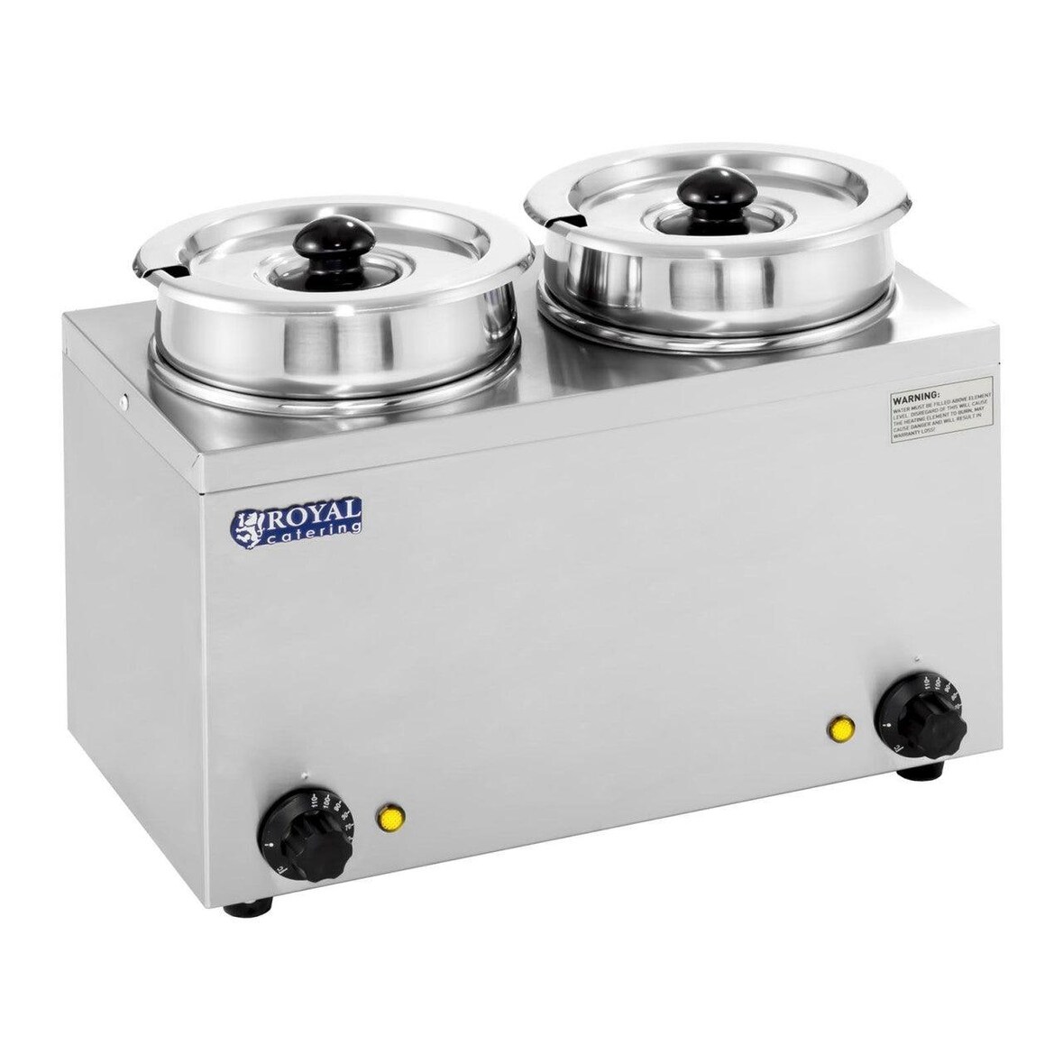 Helloshop26 - Distributeur de soupe - 2 x 2,75 litres - 300 watts acier inoxydable 14_0000149