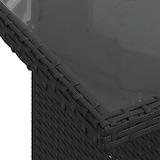 thumbnail of vidaXL Garten-Sofa-Set mit Kissen mit Speicher 10 pcs Schwarz