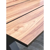 thumbnail of Table de jardin en aluminium anthracite et plateau HPL effet bois - VANCOUVER