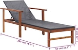thumbnail of Helloshop26 - Espreguiçadeira cadeira de praia cama de sol cama de jardim mobiliário de exterior para pátio resina trançada e 02_0012920