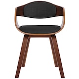 thumbnail of Set van 2 Kingston eetkamerstoelen Stof walnoot/donkergrijs