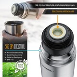 thumbnail of Arendo Isolierflasche 1 L, Edelstahl Thermoflasche, BPA-frei, geschmacksneutral, für unterwegs, hält kalt & warm