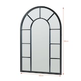 thumbnail of Helloshop26 - Espelho decorativo moderno de parede MDF 90 x 60 cm preto 03_0010176